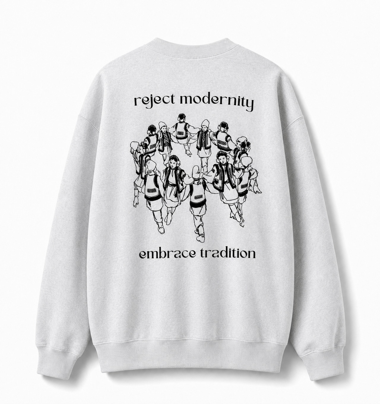 Sweatshirt gris (Reject Modernity)
